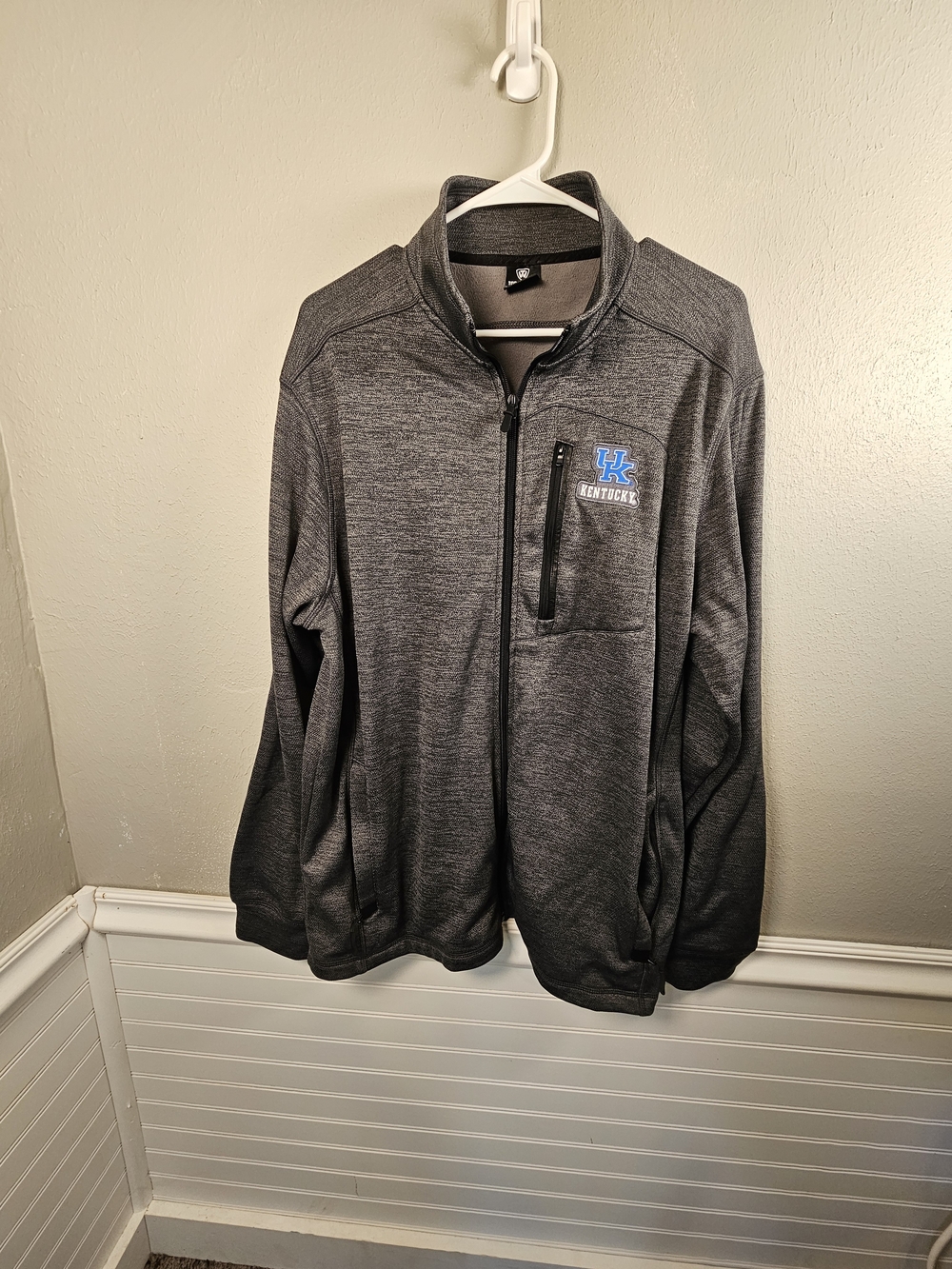 Kentucky Collegiate Gray Performance Full-Zip Jacket
